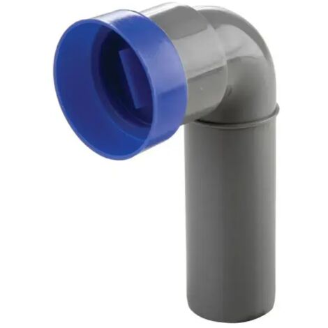 Curva Tecnica Prolungata Ad Innesto In Pp Htm Wavin 11/4 X ø 40 Mm Grigia