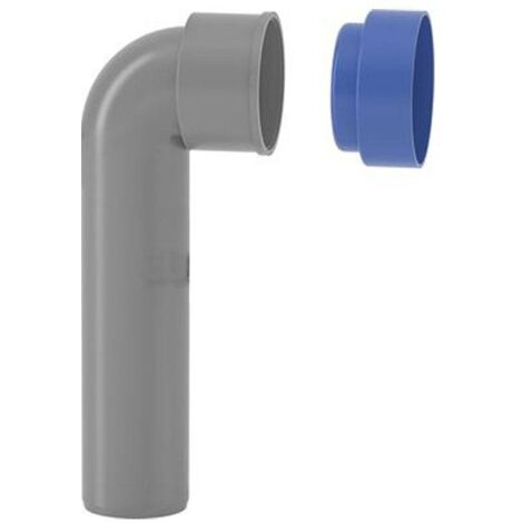Curva tecnica prolungata senza morsetto con tappo htsw  valsir diam. 40/50