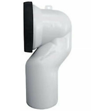 Curva tecnica regolabile da cm 16 a 22 per wc di Ceramica Azzurra