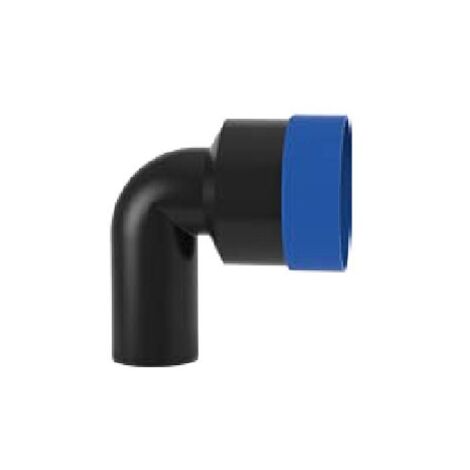 Curva tecnica senza morsetto con tappo polietilene PEHD ø40/46 mm VS0330003