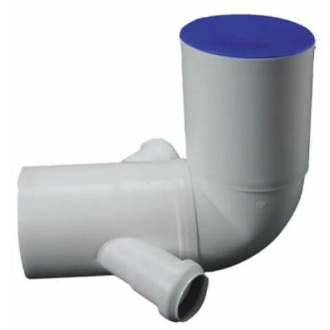 Curva Wc Ø110/40 2 Attacchi Orientabile
