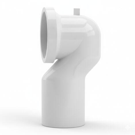 Curva wc a collo di cigno in pp bianco dn110 bampi bcurwc11