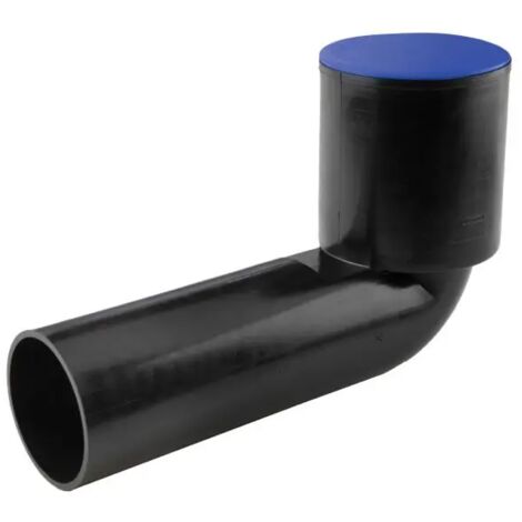Curva wc a saldare prolungata tipo "b" in polietilene serie wavin pe ø110 pn4 WAVIN