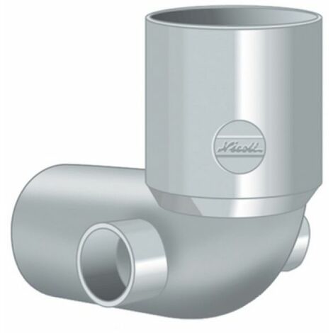 CURVA WC CON 2 ATTACCHI LATERALI D. 100-40-40