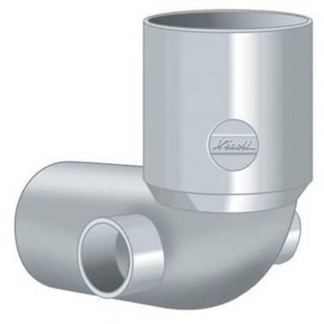 CURVA WC CON 2 ATTACCHI LATERALI D. 100-40-40 NICOL