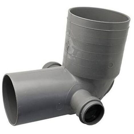 CURVA WC D. 100 2 ATTACCHI Diam. 40 Destro/Sinistro