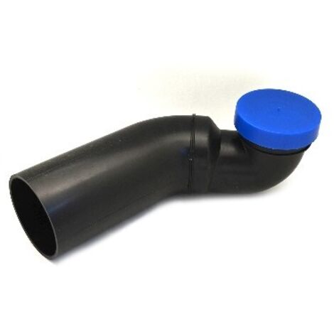 CURVA WC ORIZZONTALE CON OR E TAPPO DX 90/110 OLIVE