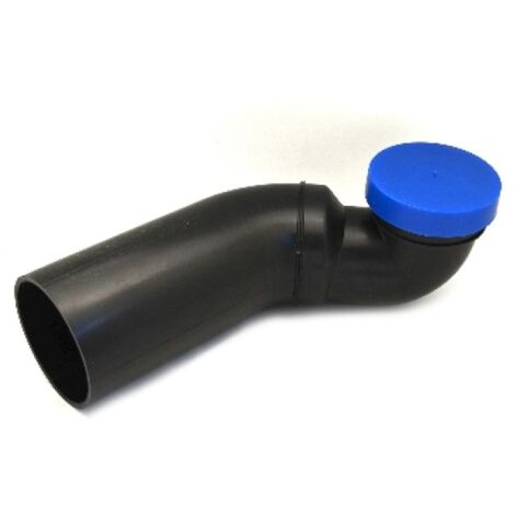 CURVA WC ORIZZONTALE CON OR E TAPPO SX 90/110