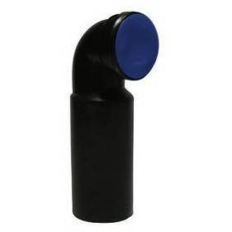 CURVA WC PER VASO SOSPESO CON GUARNIZIONE E TAPPO PEHD VALSIR Diam. 110 Verticale