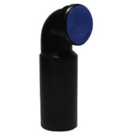 CURVA WC PER VASO SOSPESO CON GUARNIZIONE E TAPPO PEHD VALSIR Diam. 90 Verticale VALSIR