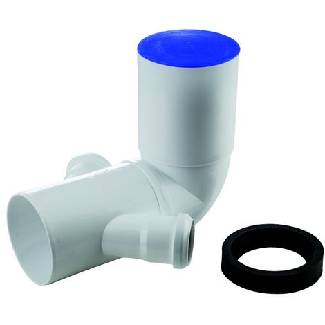 CURVA WC PROLUNGATA AD INNESTO IN PP CON 2 ATTACCHI ORIENTABILI SERIE ED TECH ø90/50/50   WAVIN ITALIA S.P.A.
