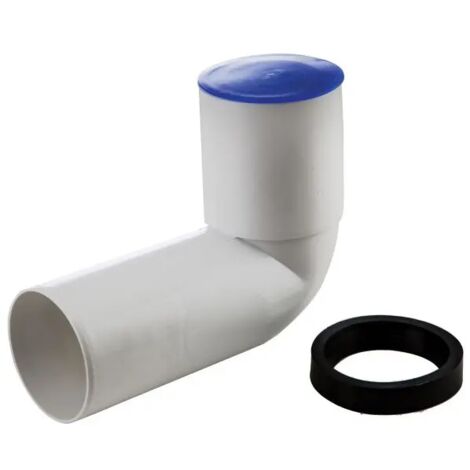 Curva wc prolungata ad innesto in pp serie ed tech ø90 WAVIN