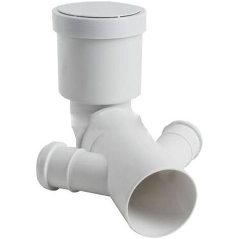 Curva wc prolungata con doppio attacco diam. 90/40