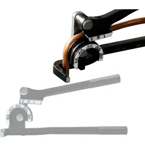 Curvatubi 3 in 1, pinza piegatubi manuale da 0 a 180°, per tubi cavi sottili in alluminio, ottone e rame, 6-8-10 mm, 1 pezzo