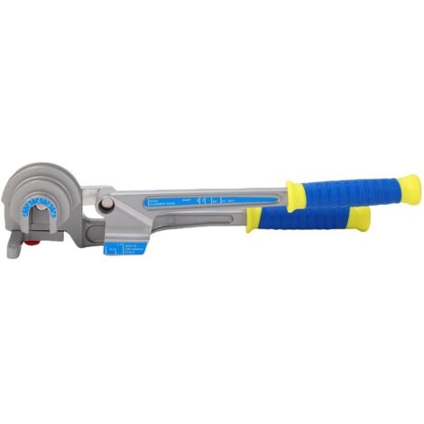 Curvatubi manuale 3 in 1 a tre fessure per tubi flessibili in rame e alluminio, piegatura da 0 a 180° per tubi da 1/4", 3/8" e 1/2" - Utensile in lega di alluminio