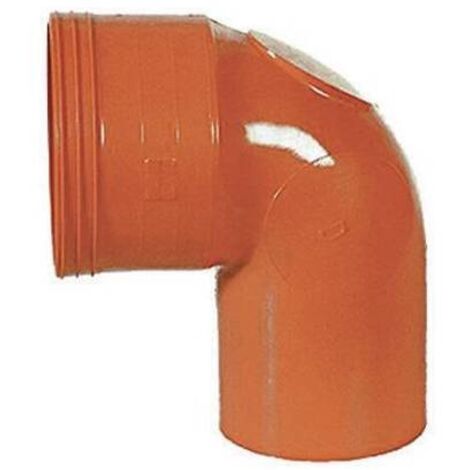 CURVE WC IN PVC ROSSO Diam. 100