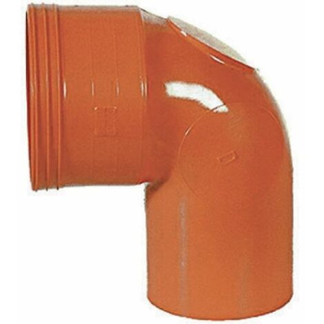 CURVE WC IN PVC ROSSO Diam. 100