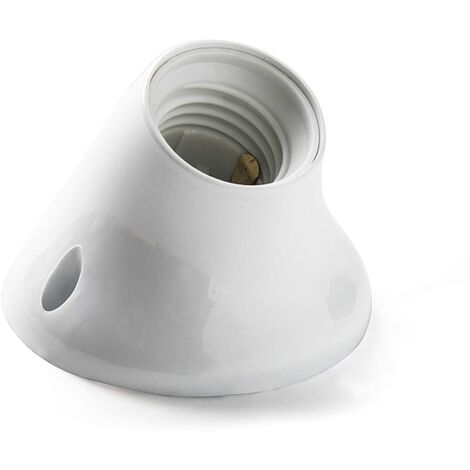 Curved Base Sockets  E27  Grey, White