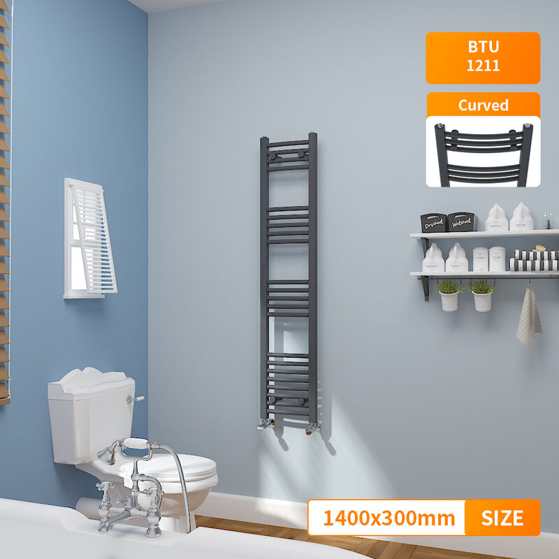 Image of NRG - Curved Heated Towel Rail&hellip;