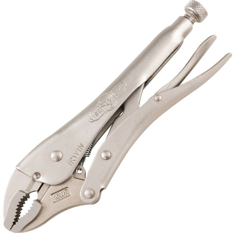 Vise-Grip T0502EL4 - Curved Jaw Locking Pliers with Wire Cutter - 255mm/10 - Irwin