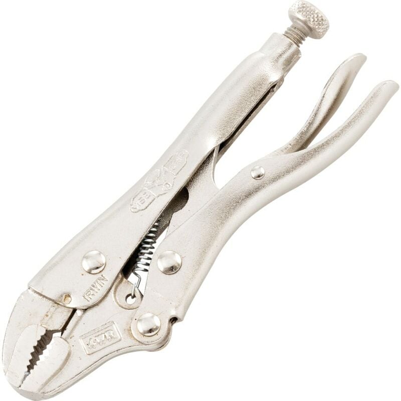 Vise-Grip T1002EL4 - Curved Jaw Locking Pliers with Wire Cutter - 100mm/4 - Irwin