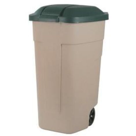 Curver 176805 110 L plastique rectangulaire beige, vert