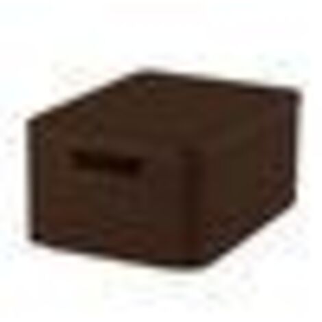 CURVER 205839 RANGEMENT STYLE ASPECT ROTIN S + COUVERCLE DEUXIÈME GÉNÉRATION POLYPROPYLÈNE CHOCOLAT