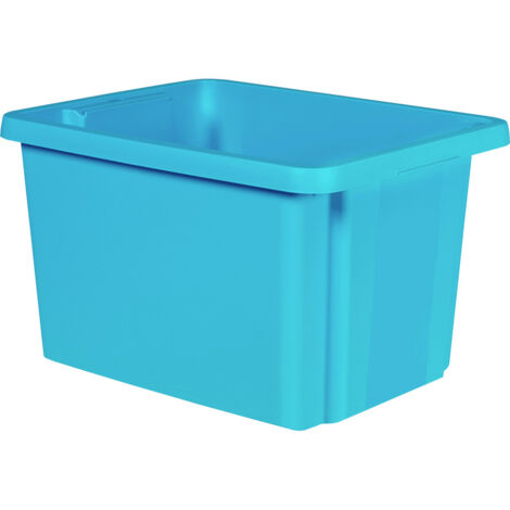 Curver 225501  Drehstapelbehälter ESSENTIALS Drehstapelbox 26L, blau stapelbar  Blau 1 St.