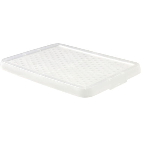 Curver 230649 Drehstapelbehälter ESSENTIALS Deckel für 20L und 26L Box, Transparent 1 St.