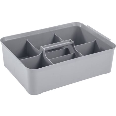 Curver 243837 Scatola di immagazzinaggio HANDY (L x L x A) 366 x 263 x 104 mm Argento 1 pz.