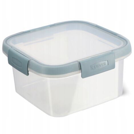 Curver 249952 Boîte de Conservation, Fresh Carre 1,1L-Recycle (Smart ECO Line)