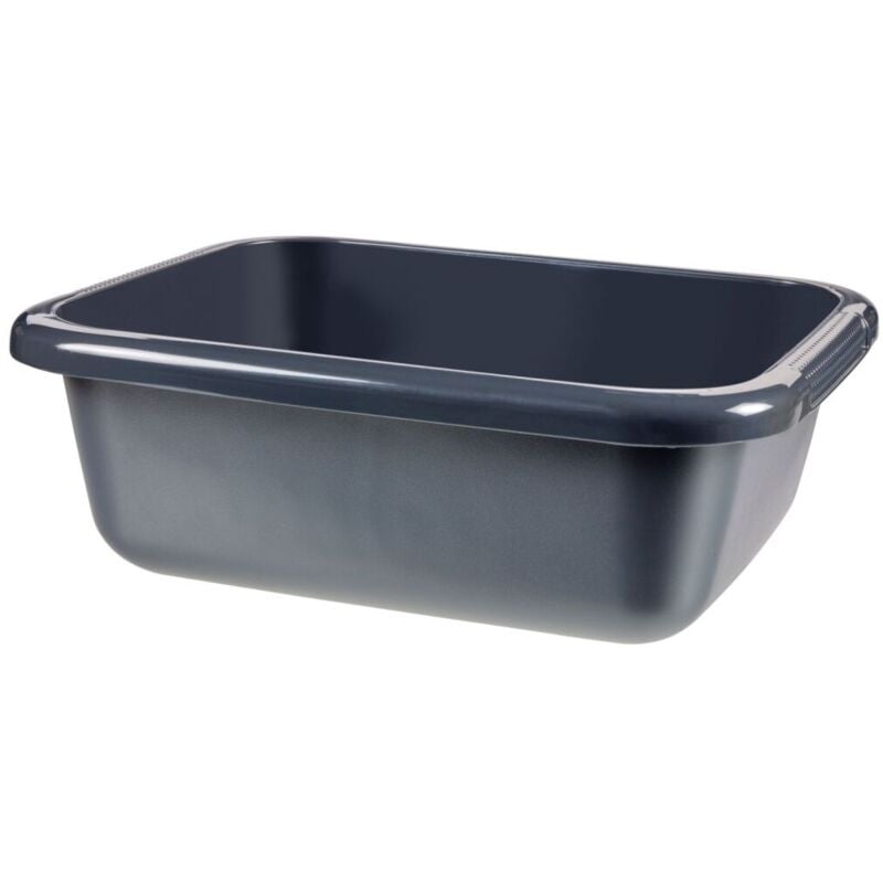 Curver - Evier à vaisselle Rectangulaire 9L Anthracite