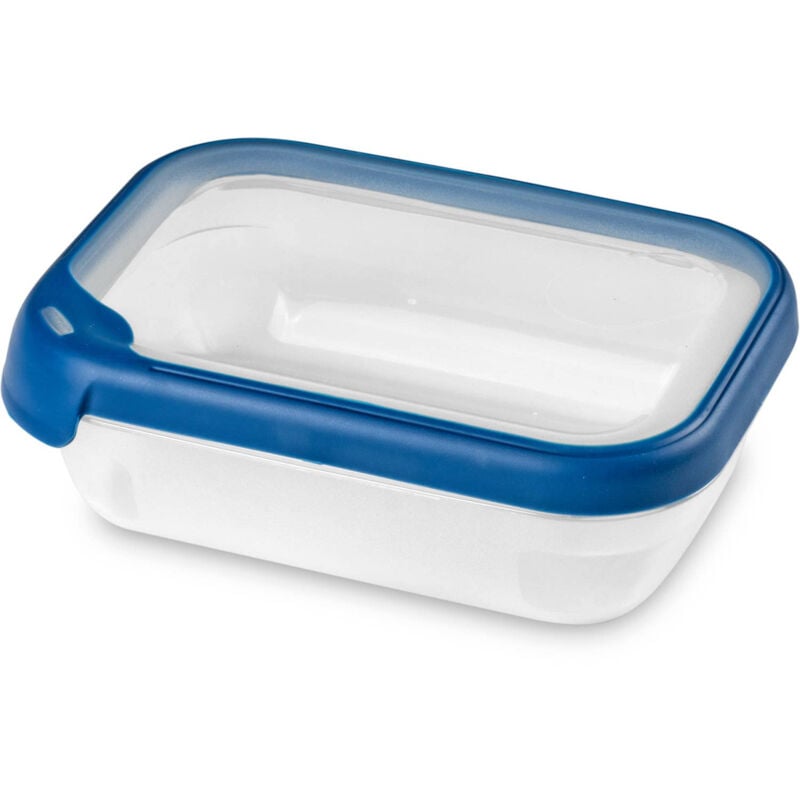 Curver - boîte alimentaire rectangulaire multi usage 1,2L en polypropylène 100% recyclé, 20X15X6,5 cm, adapté au micro-ondes, lave