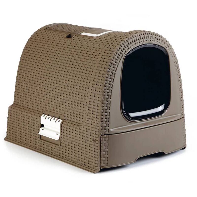 

Curver Caja Cubierta de Arena para Gatos 51x38,5x39,5 cm Mocca - Marrón