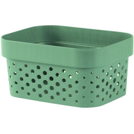 Curver  Cesta Infinity Dots Xs 1,4 L reciclado, verde, 100% material reciclado, 17 x 12,6 x 8,4 cm