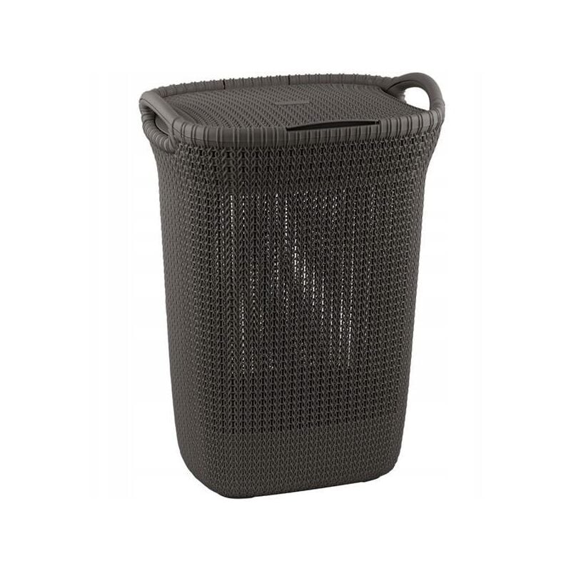 Panier à Linge 57 l Marron - Curver