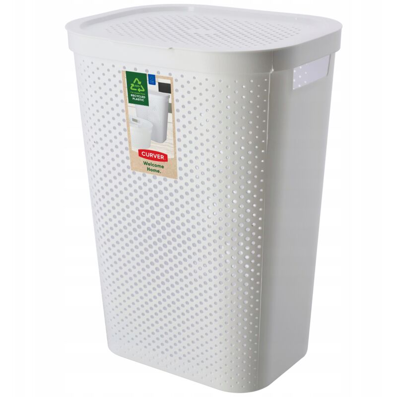 Curver Panier à Linge 60 l Blanc