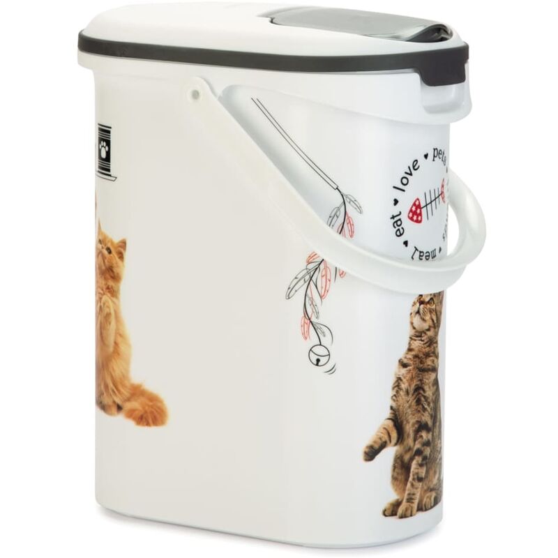 

Contenedor de comida para gatos 10 L - Blanco - Curver