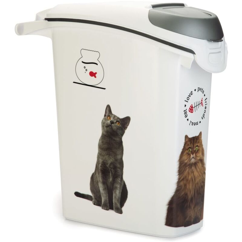 

Contenedor de comida para gatos 23 L - Blanco - Curver