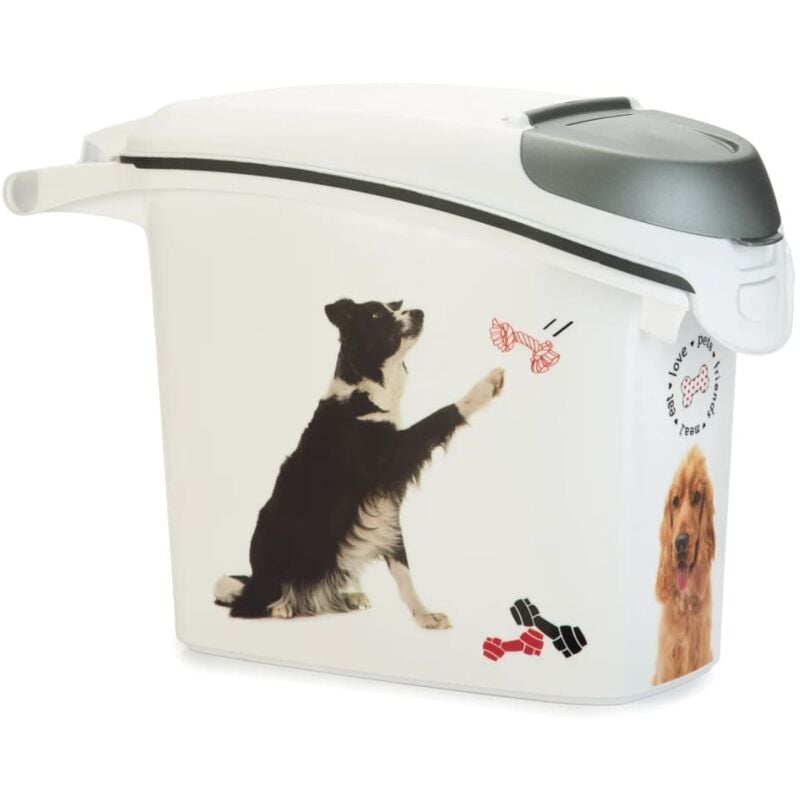 

Contenedor de comida para perros 15 L - Blanco - Curver