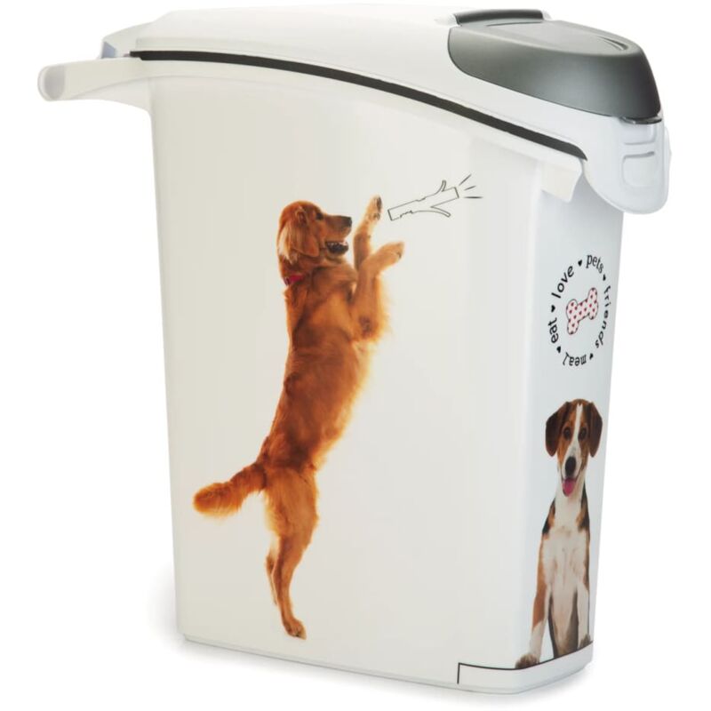 

Contenedor de comida para perros 23 L - Blanco - Curver