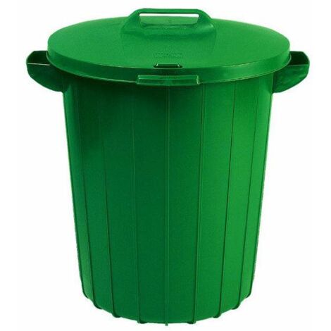 Curver Contenedor para Residuos 90L Verde, ideal para reciclaje y almacenamiento de basura, diseño resistente y duradero, perfecto para uso doméstico e industrial.