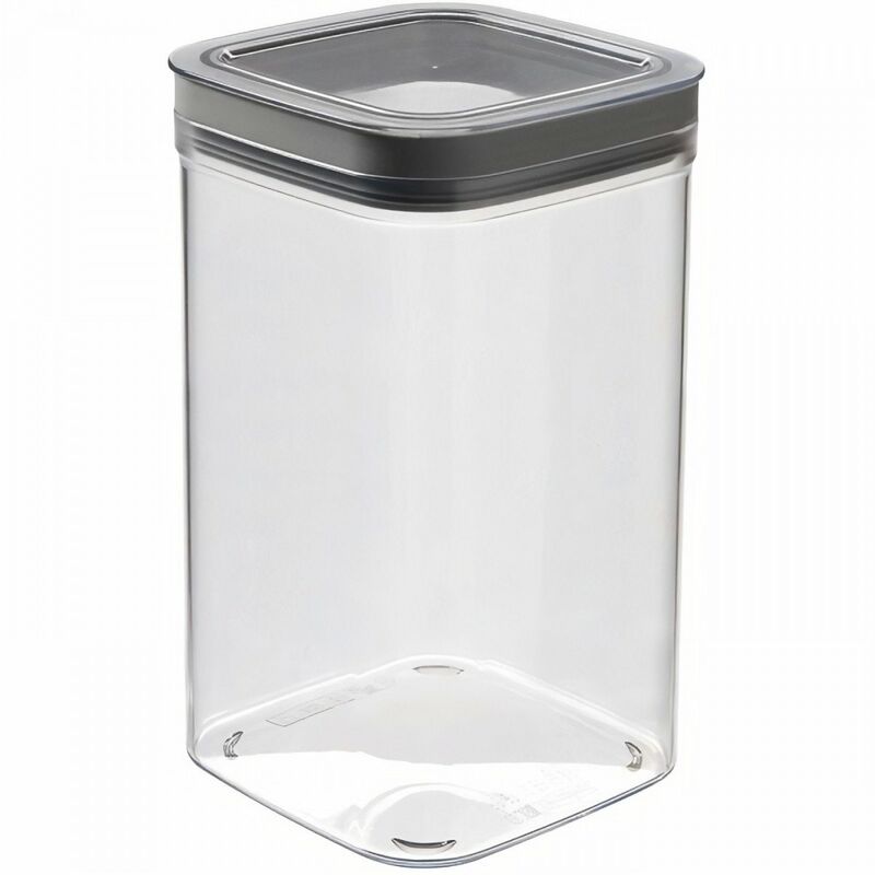 Dry Cube 1,8 L Pets - Transparent et gris - 44,5 x 34,7 x 70,5 cm - Curver