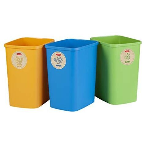 Curver ECO Friendly Abfallsortierbehälter 10L 3 Stk.