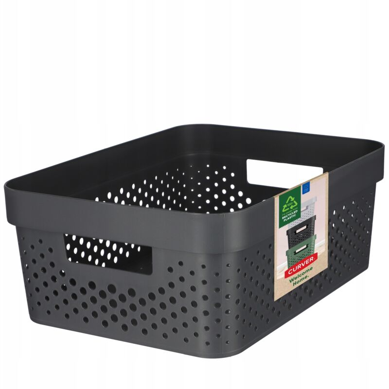 Curver Infinity 11L storage container, dark grey