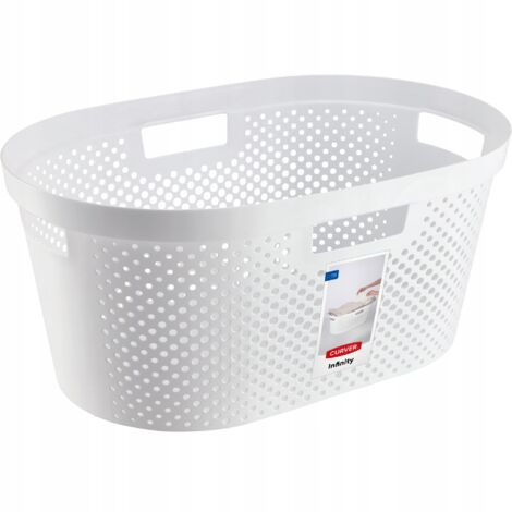 Curver Infinity 40L weißer Wäschebehälter