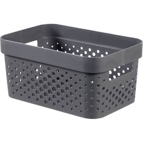 Curver Infinity 4,5 L - Récipient ajouré, gris, pour le stockage