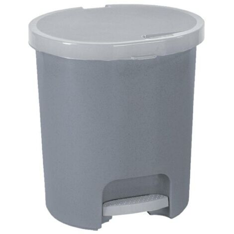 Curver kosz z pedałem 25l   /szary lux/ granitowy