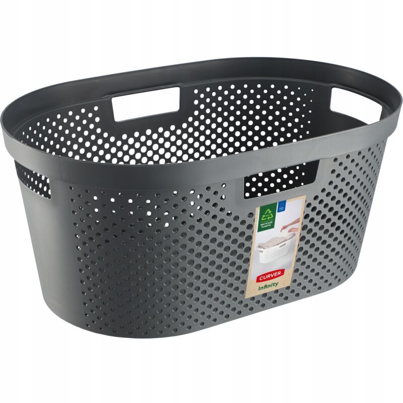 Curver cesto colada infinity 45l gris