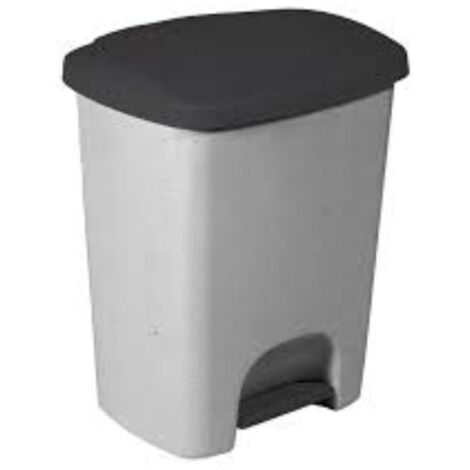 Curver Papelera Curver Pedal Bin - Plastico - 25 l - Color gris